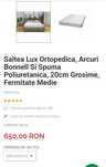 Saltea lux ortopedica 160x200cm