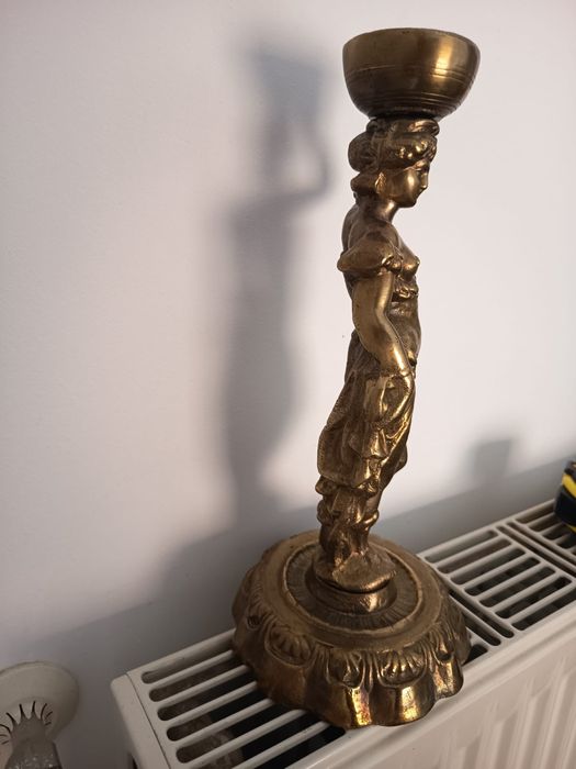 Statueta Veche Masiva Bronz/Alama Nud