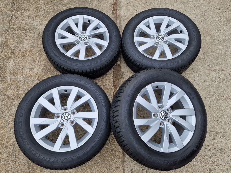 Jante Vw Passat B8 anvelope Dunlop iarna 215 60 16 relativ Noi