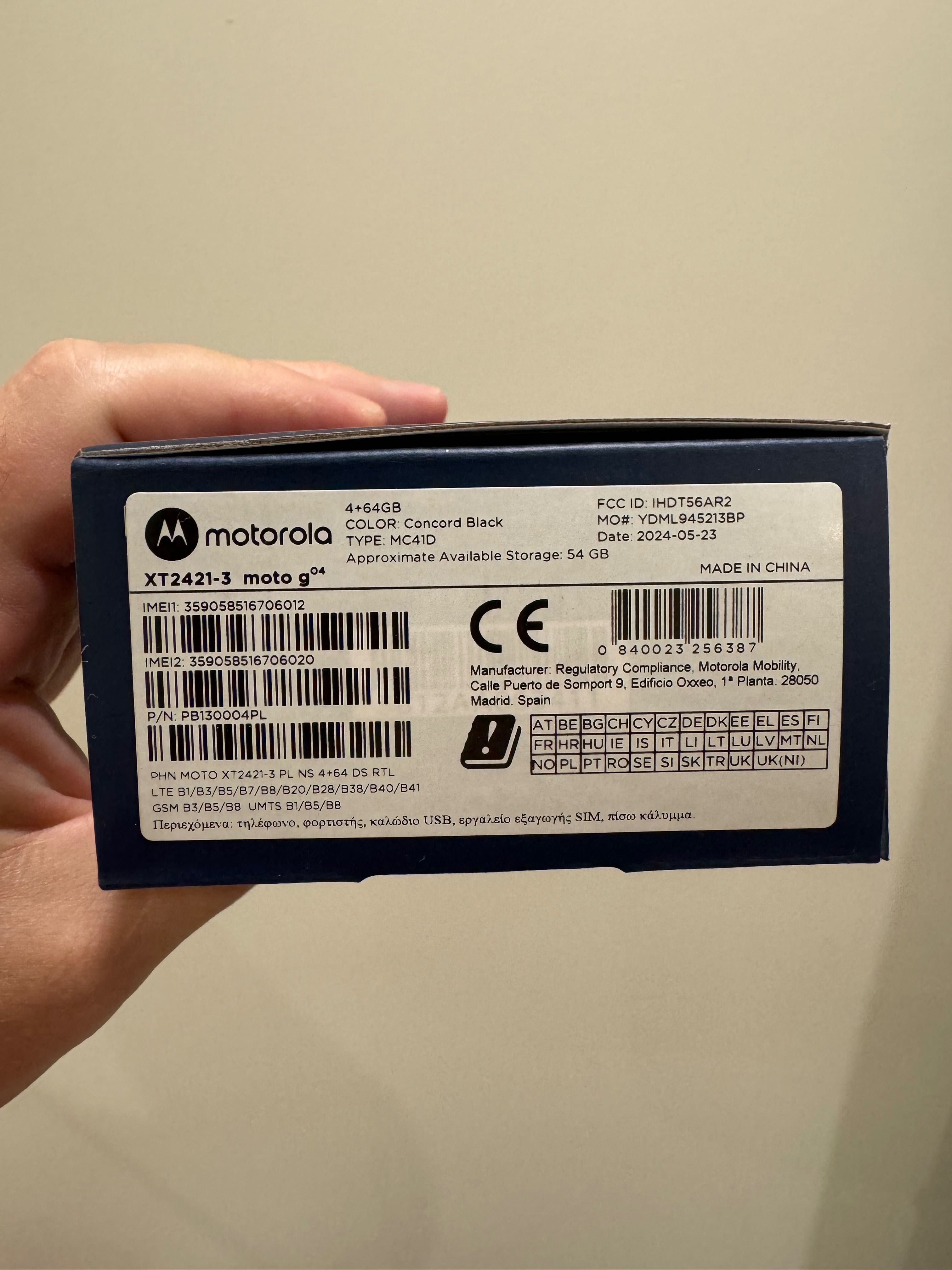 Телефон Moto g 04 Чисто нов