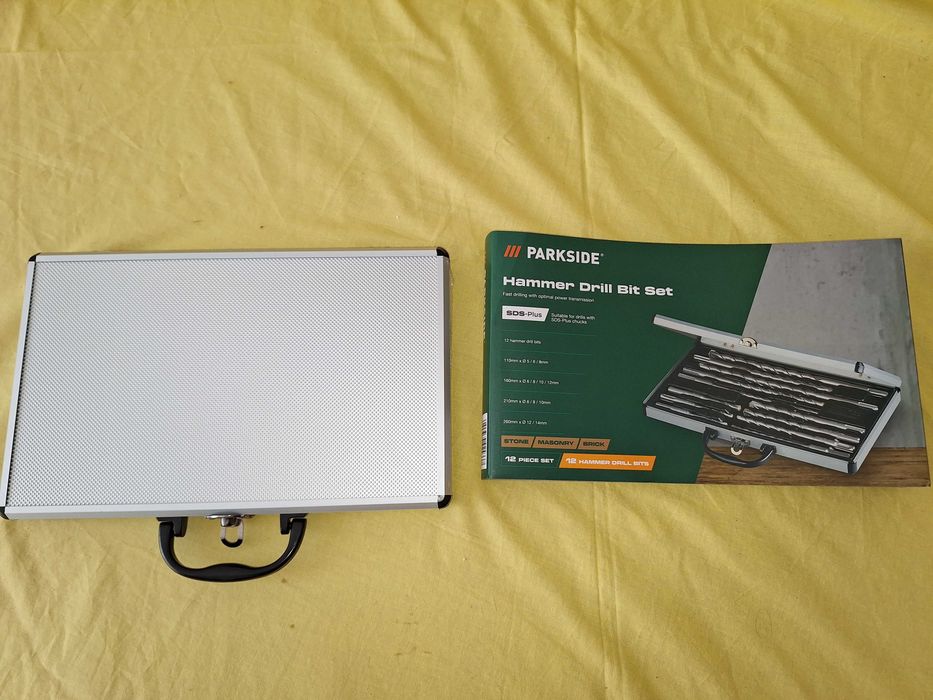 Trusa set burghie pentru ciocan rotopercutor SDS, buc = 12