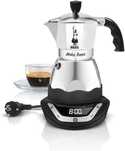 Bialetti Електрическа Италианска Кафемашина, Неръждаема Стомана,6 чаши