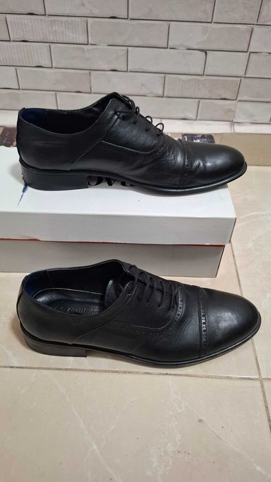 Мъжки официални обувки от естествена кожа