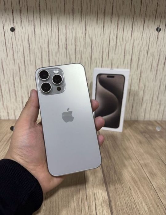 IPhone 15 pro max 256gb 2ta simkatasiyam utgan 84% yomks karopka dak
