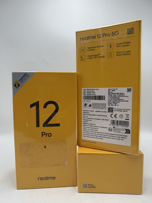 Telefon Mobil Realme 12 Pro 5G 8/256 Blue Sigilat G3