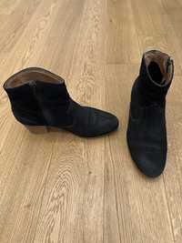 Botine Zara piele intoarsa