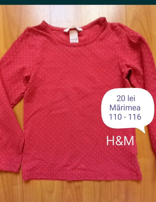 H&M bluză fete 4 - 6 ani