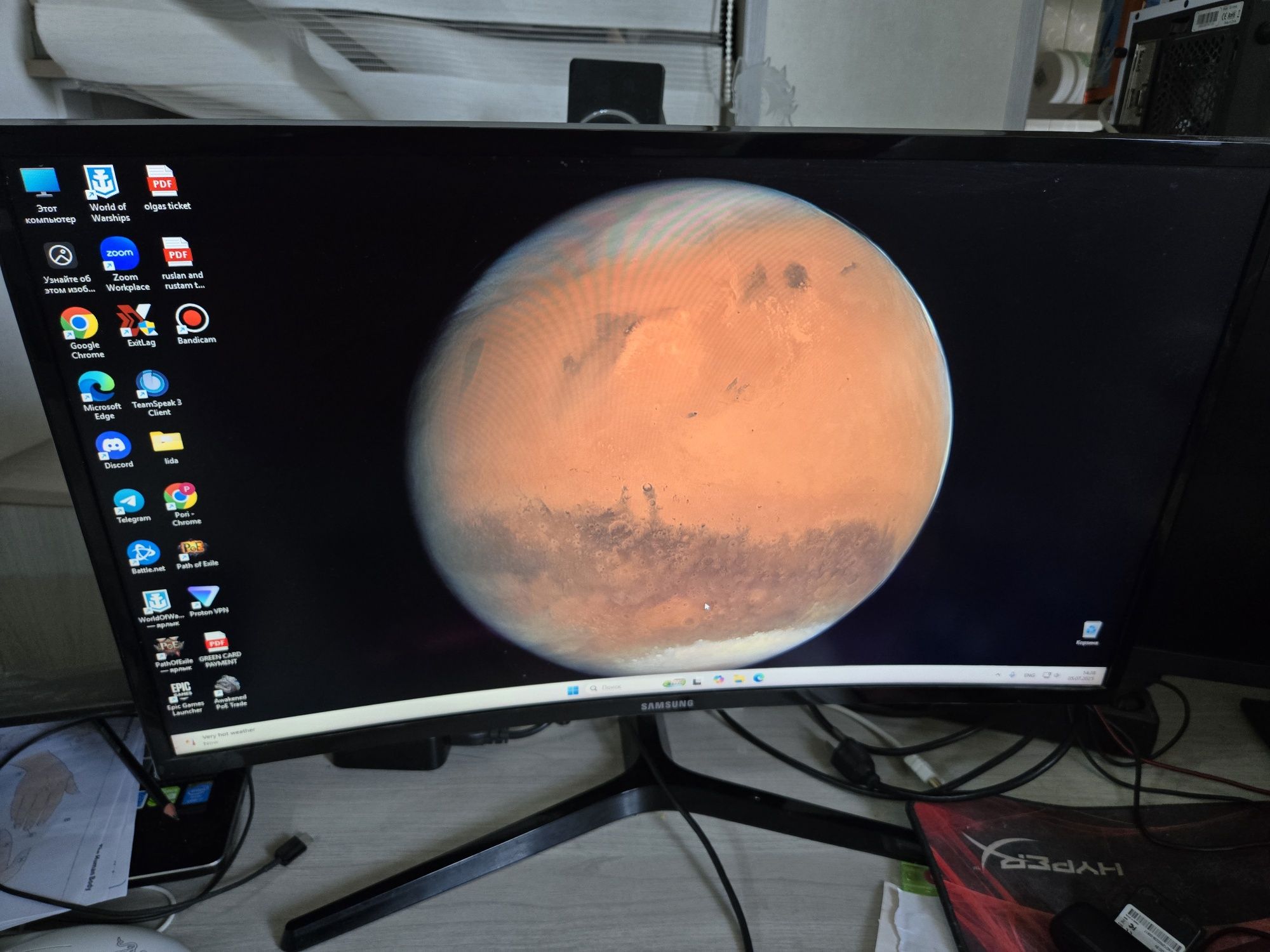 Samsung 27 inch curved LC27F398FWNXZA