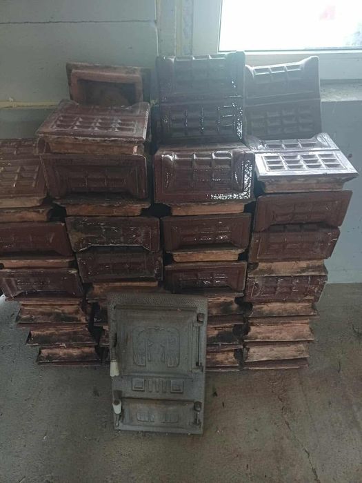 Sobă de teracotă demontata