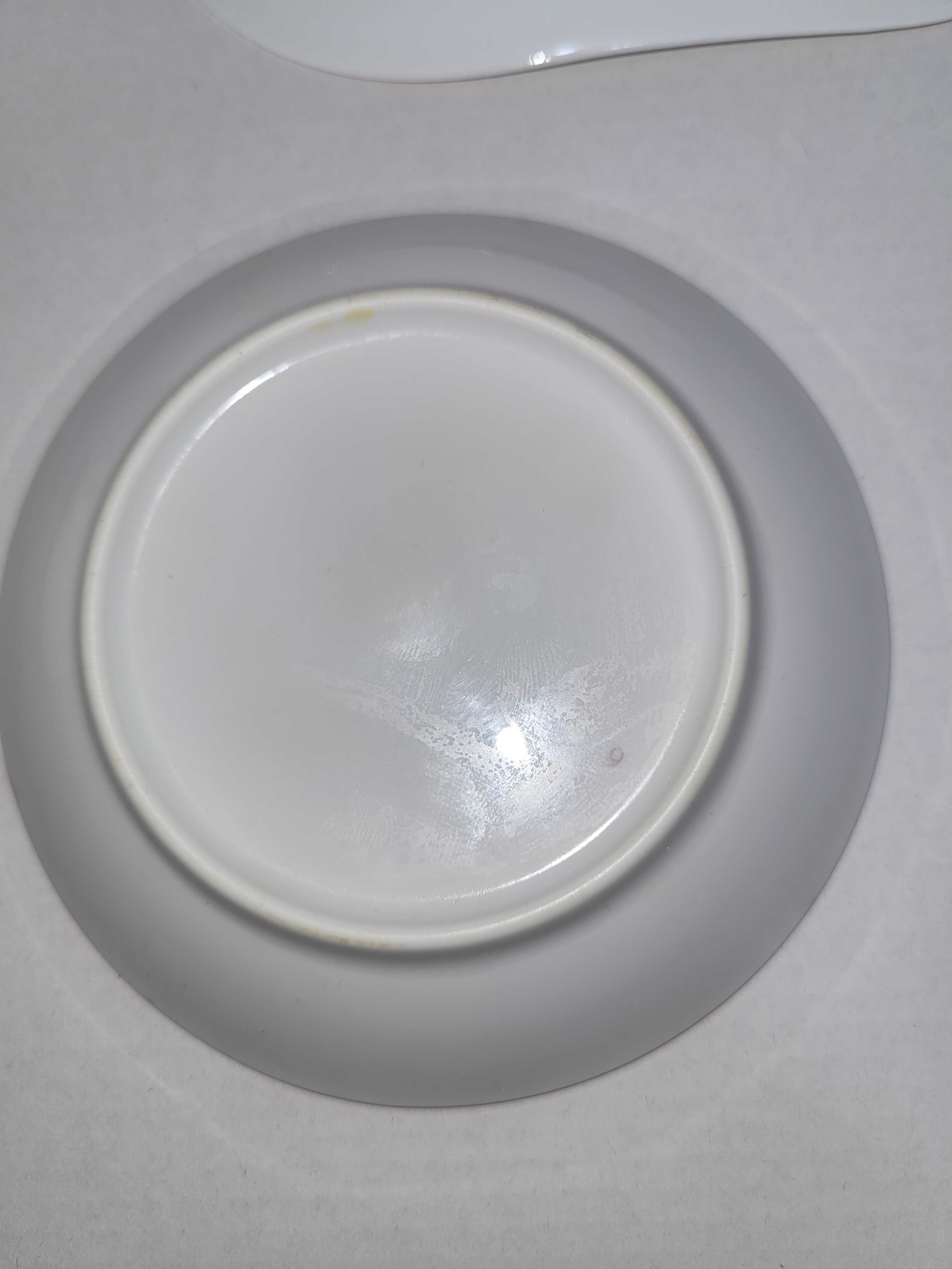 Set 6 cesti demitasse pictate manual, portelan suedez Hackefors