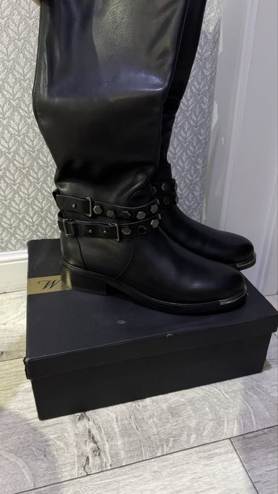 Продам новые сапоги, натуральная кожа