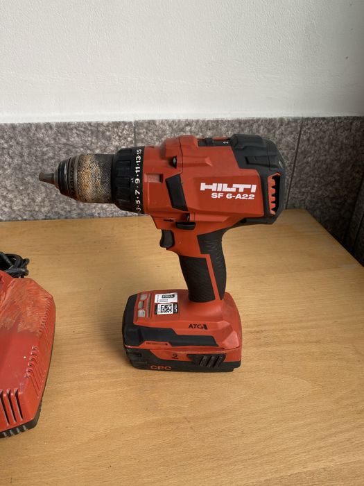 HILTI SF 6-A22 ATC - КАТО НОВ - Мощен и качествен безчетков винтоверт