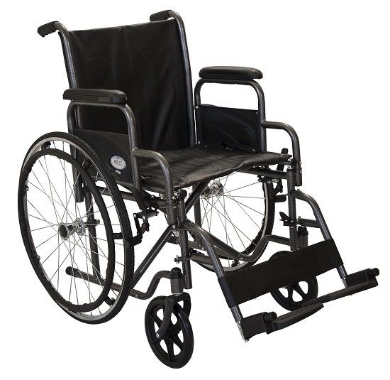 Инвалидна количка до 120кг чисто нова