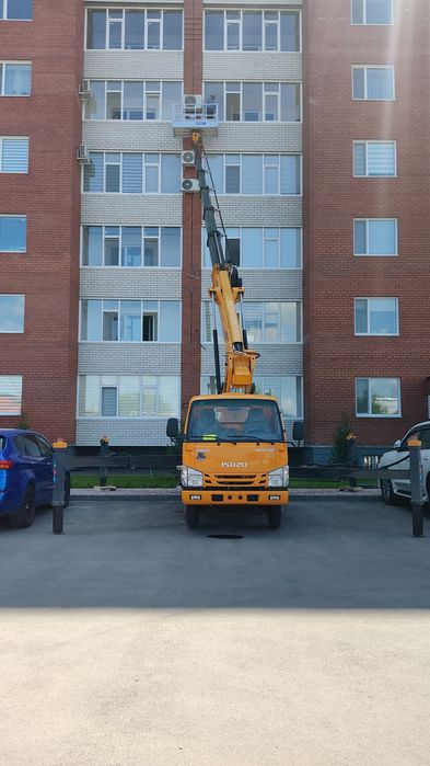 автовышка. 30м Автовышка Услуги автовышки 30 метр. Вышка АГП