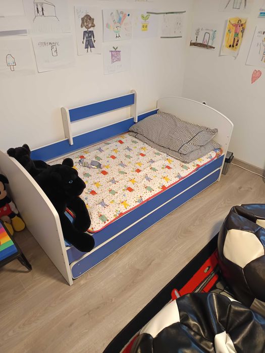 Pătuț copii 2-6 ani cu Patrula Cățelușilor ,nefolosit..