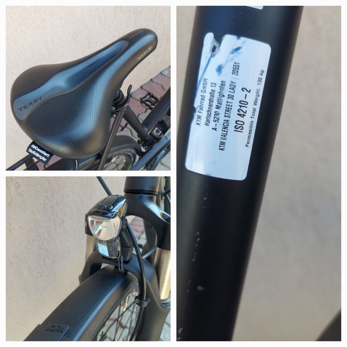 Bicicleta KTM Valencia Street Shimano XT 3x100 dinam led cadru L