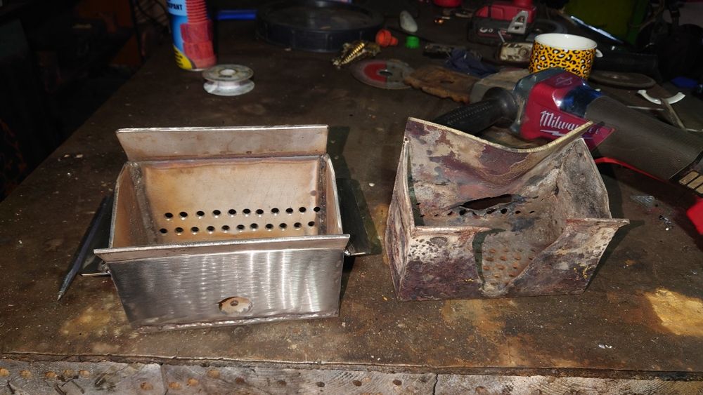 Creuzet din inox centrala peleti