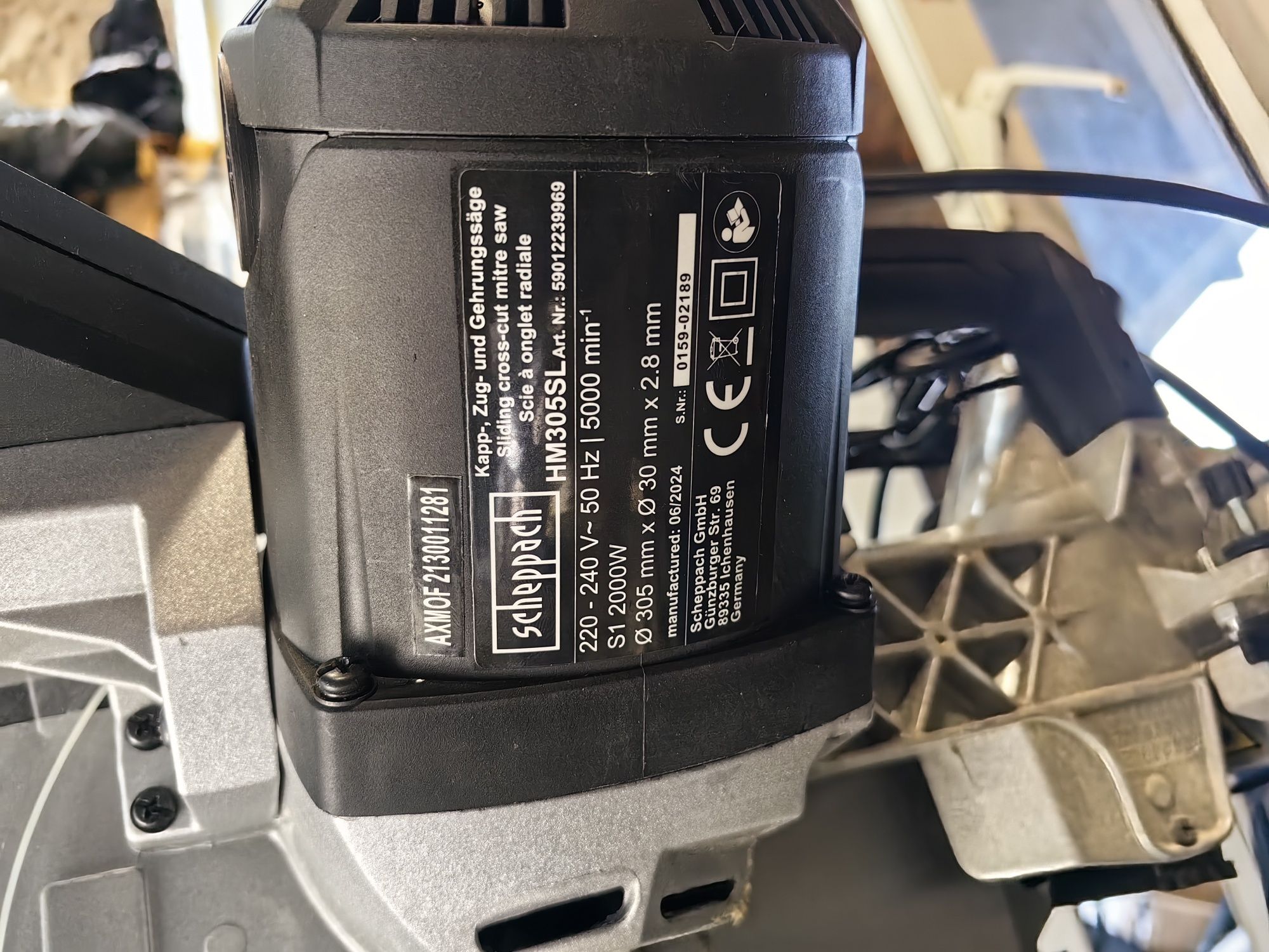 Потапящ Циркуляр с изтегляне Scheppach hm305sl
