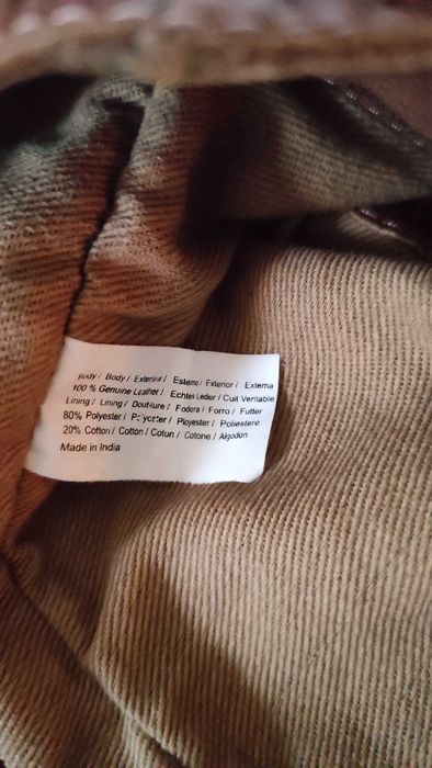 Раница от естествена кожа