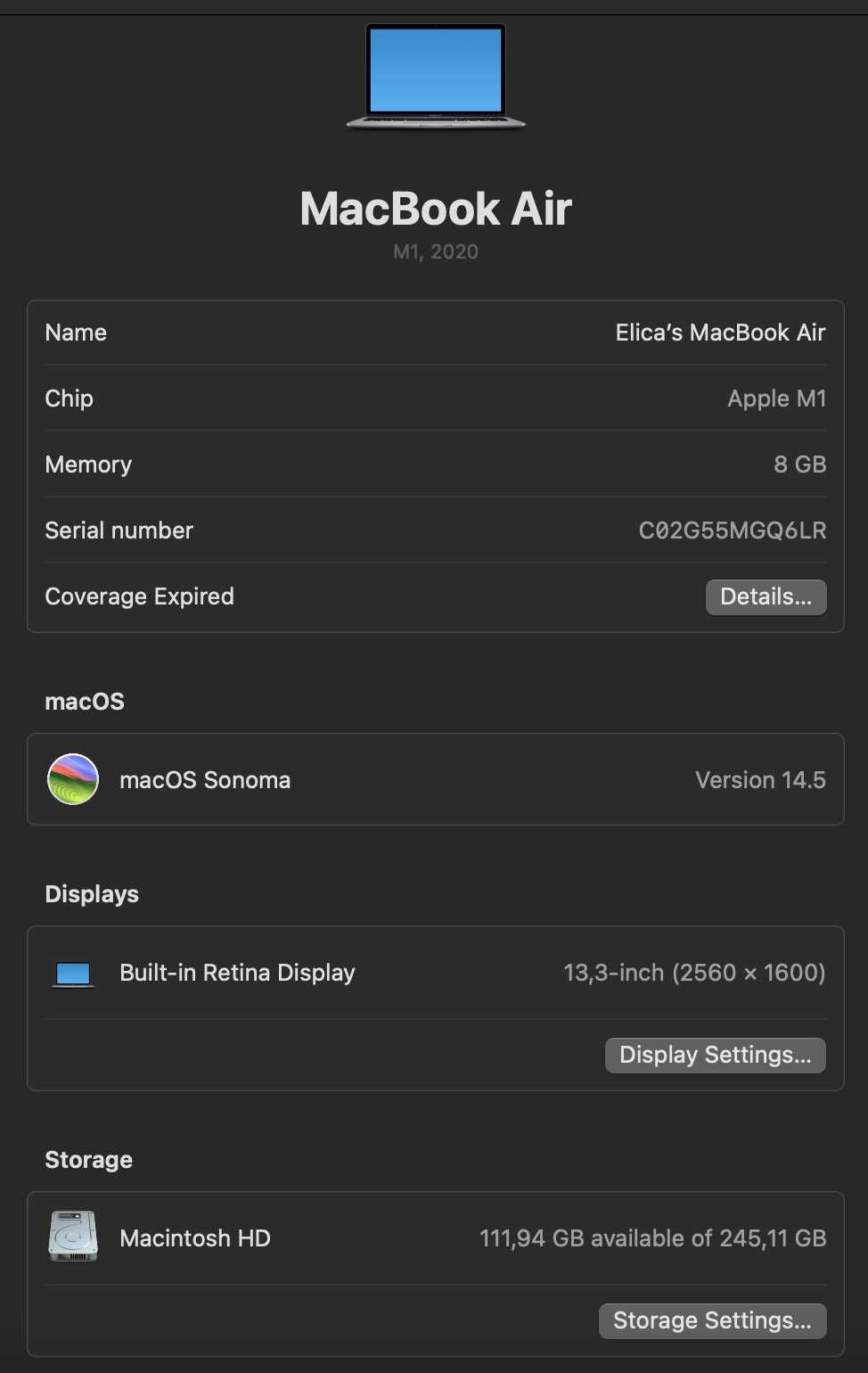 MacBook Air 13 M1