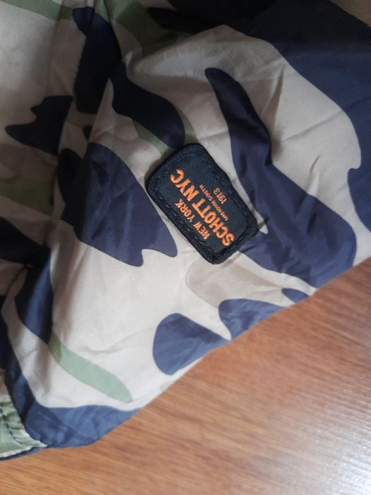 SCHOTT USA мъжки двулицев бомбър M- L размер.