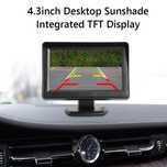 Monitor LCD, 4.3", 480 x 234px, 1x DC 12V IN, Negru, Camping, Pescuit