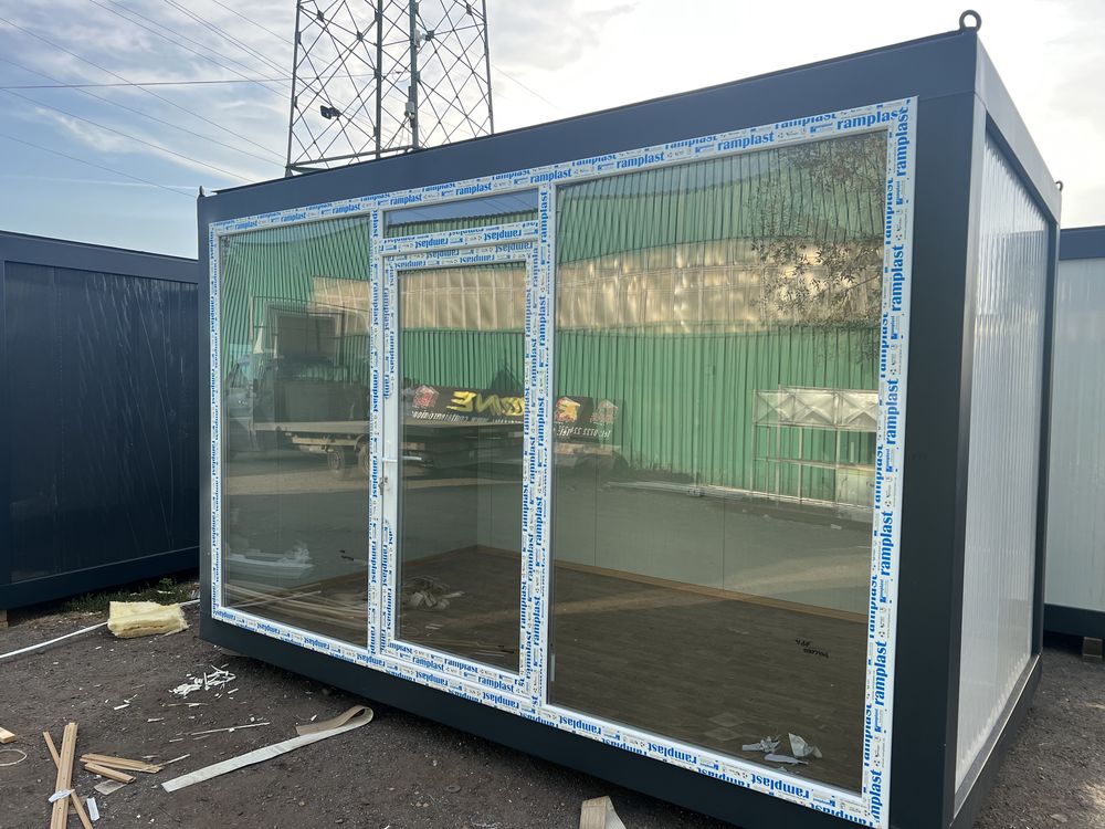 Container vitrina Container vitrat birou magazin santier Containere