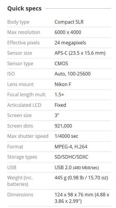 DSLR Nikon D3400 + AF-P DX NIKKOR 18–55mm f/3.5–5.6G VR Lenses