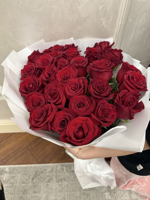 Свежие цветы только сегодня получили