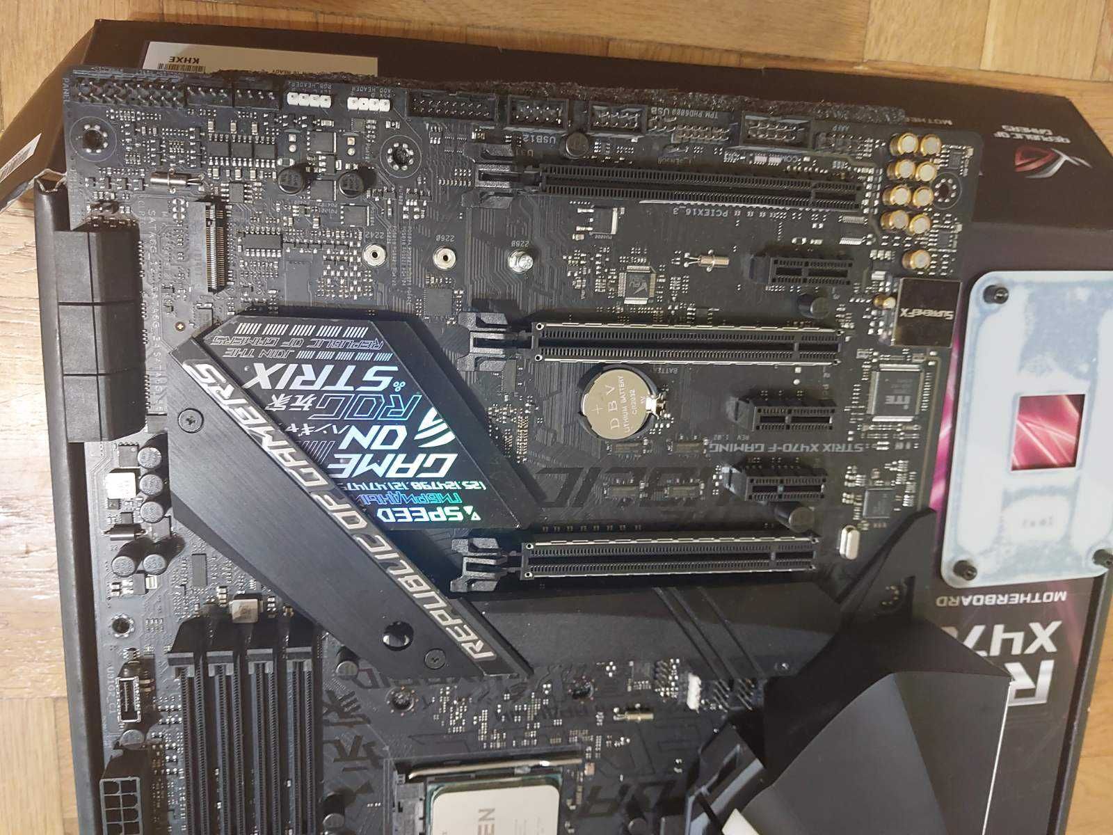AMD Ryzen 7 5700X + Asus ROG StriX X470-F Gaming