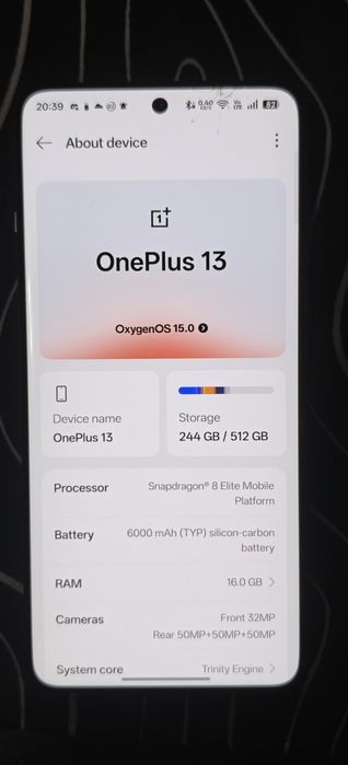 OnePlus 13 (16GB / 512GB) — Почти Нов | Пълен Комплект