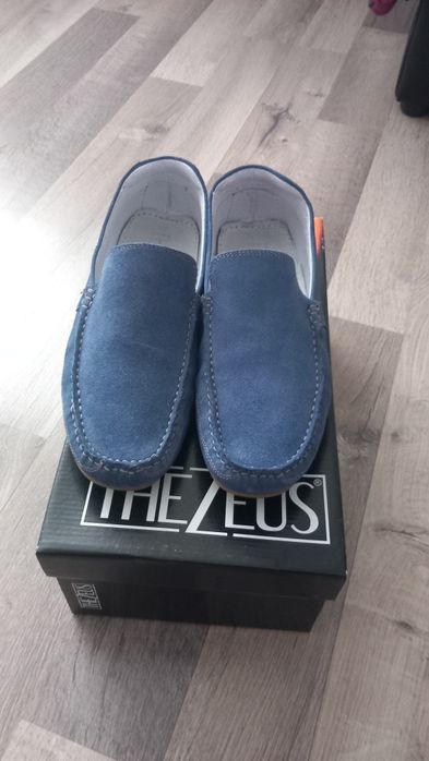 Pantofi Zeus piele intoarsa