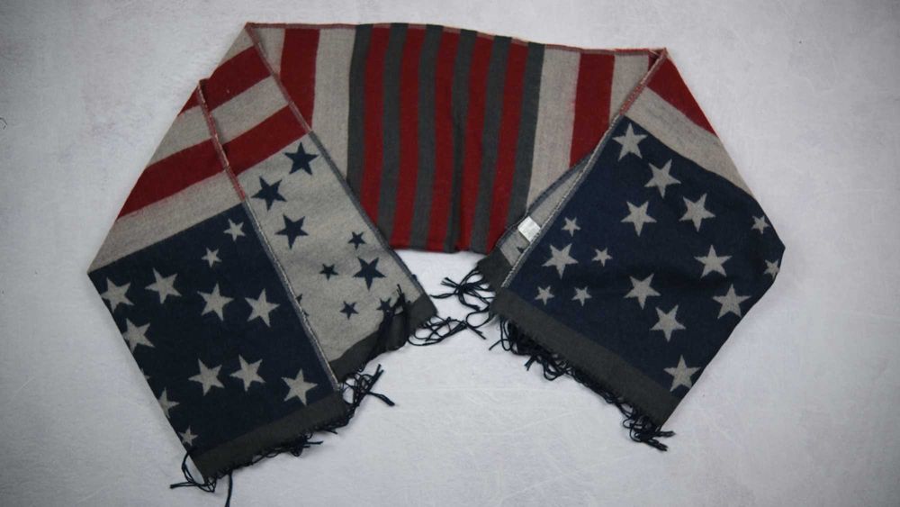 Fular de iarna / sal Piazza Italia design steag USA