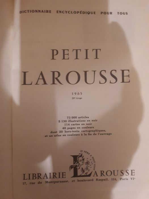 Petit Larouusse-1965-stare foarte buna