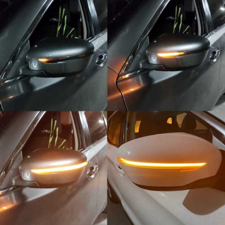 Set semnalizare dinamica fumurie oglinda Nissan Juke Qashqai XTrail