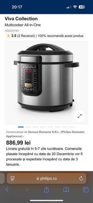 Philips multi cooker