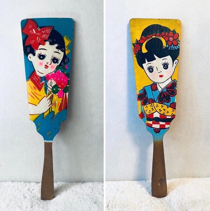 японский винтажный бадминтон Хагоита