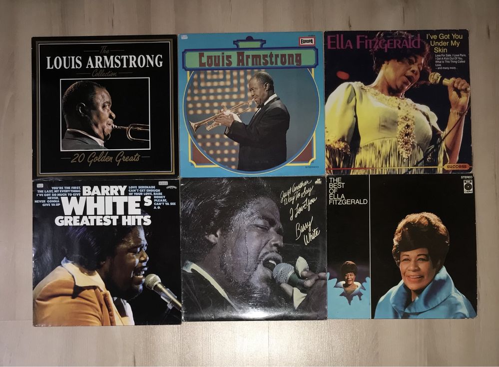 Виниловые пластинки Barry White , Louis Armstrong