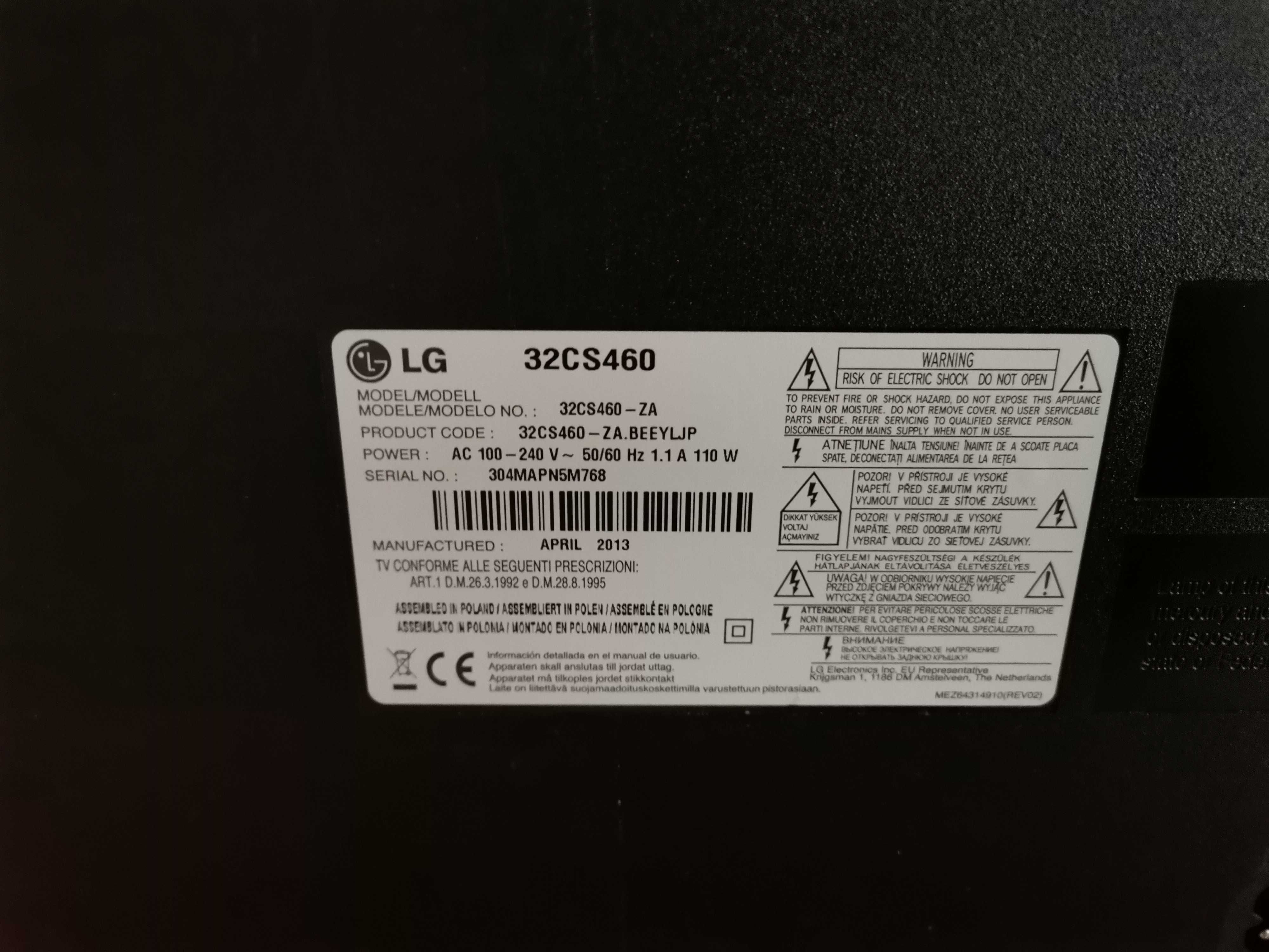 Телевизор Lg 32cs460