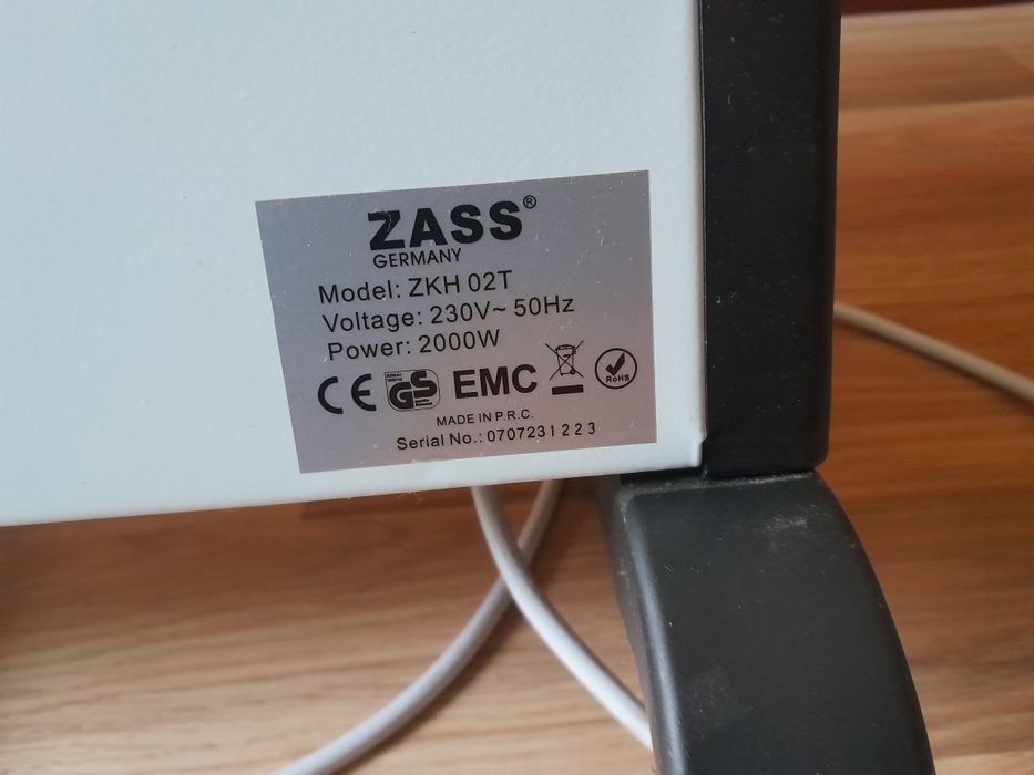 Convector Zass ZKH 02T