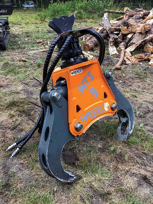 Грайфер щипка за разцепване  на дървени трупи WREKO WTS-05