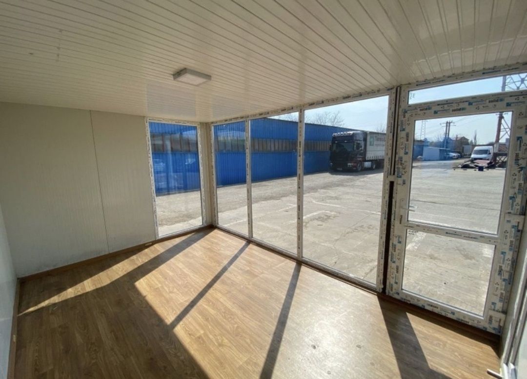 Container birou containere vitrina santier paza fast-food depozitare