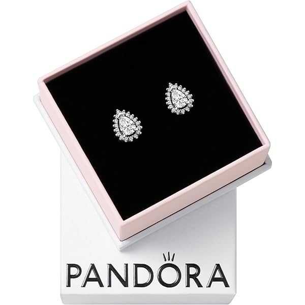 Намаление! Оригинални нови обици Pandora /Пандора сребърни