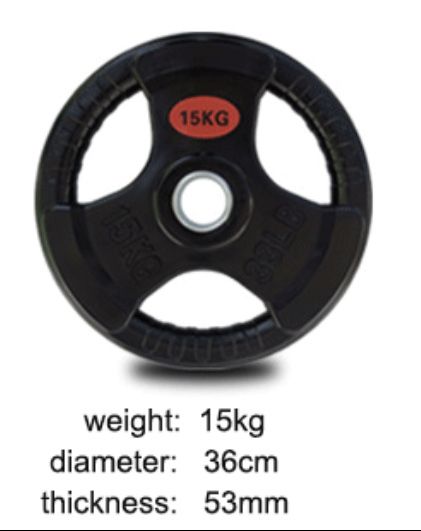 Disc de fier caucicat cu prindere 15 kg (50mm)