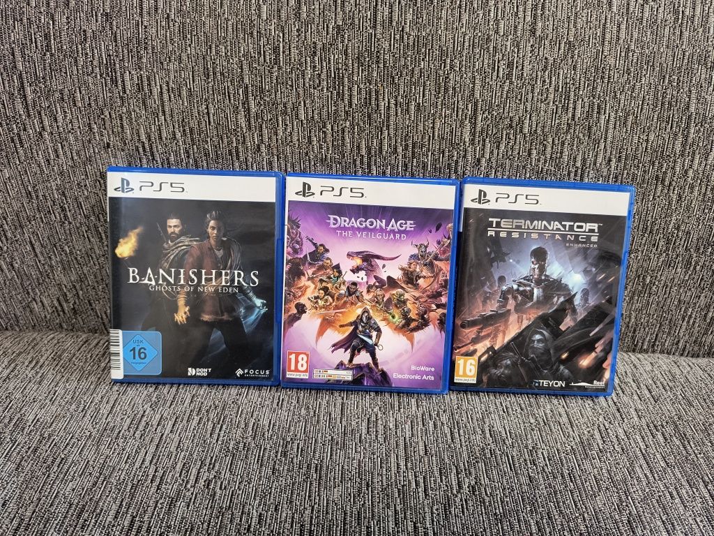 Banishers, Dragon Age Veilguard, Terminator Resistance PS5