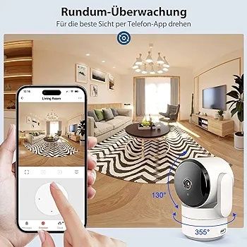 Camera de supraveghere AMOROM, Wi-Fi, HD, Motion Alert - doar Brasov