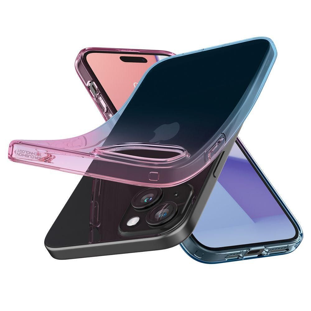 Калъф spigen liquid crystal за iphone 15 gradation pink