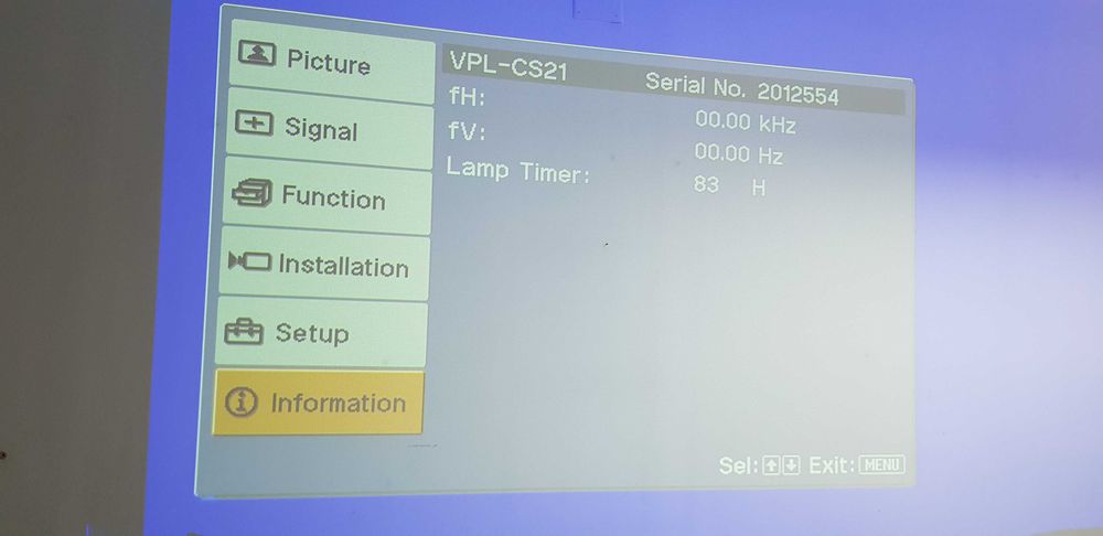 Sony VPL CS 21 LCD videoproiector proiector filme video 3 LCD