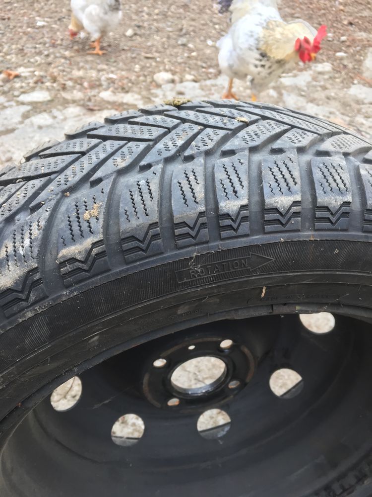 jante  echipate iarna 4x110R16  , 3 anv  continental iarna225 /60 r116