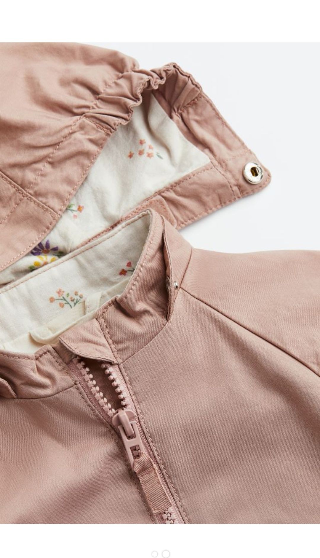 Parka H&M (jacheta) de bumbac cu glugă mărime 86